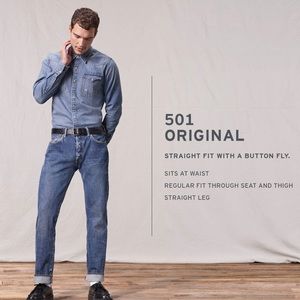 Levi’s 501 Original Light Stonewash Denim
